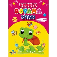 Sancak Çocuk Konulu Boyama Kitabı - Pembe Kitap