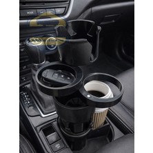 Otokap Universal Araç Oto Içi 4 Fonksiyonlu Bardak Tutucu Telefon Tutucu Bardaklık