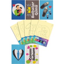 Artikel Babalar Günü 5 Li Seti , Eğitici Aktivite , Kum Boyama Oyunu TB-039