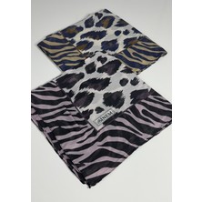 Sinem India Leopar Desen 2\'li Sorti  Eşarp -6294-04