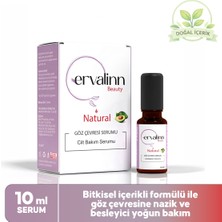 Ervalinn Göz Altı Torbalanma Morluk ve Göz Çevresi Bakım Serumu 10 ml+DUDAK BALSAMI HEDİYE