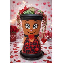 Epilons Mey Ithalat® Leo Hanım Dekoratif Saksı 1,7 Litre