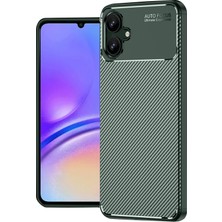 Epilons Mey Ithalat® Galaxy A06 Kılıf Auto Focus Karbon Kapak - Koyu Yeşil