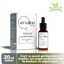 Ervalinn Kaş Kirpik Bakım Yağı (Serum) Onarıcı Besleyici Uzatıcı 20 ml+DUDAK BALSAMI HEDİYE