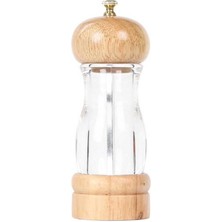 Epinox Akrilik Ahşap Biber Değirmeni Çelik 16 cm