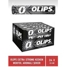 Olips Mentol Extra Strong Okaliptus Aromalı Bonbon Şekerleme 28 G * 24 Adet