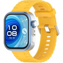 Epilons Mey Ithalat® Huawei Watch Fit 3 Klasik Kordon - Sarı