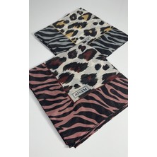 Sinem India Leopar Desen 2\'li Sorti  Eşarp -6294-07