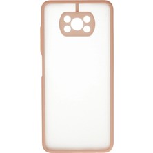 Epilons Mey Ithalat® Pocophone X3 Kılıf Montreal Silikon Kapak - Pembe