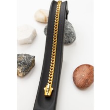 Latif Kuyumcu 22 Ayar Altın 10 Gram Gurmet Zincir Bileklik - Özel Kilit Detaylı XQGM157