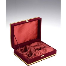 Manushum Kadife Hediye Fincan Kutusu-2 Fincan Için