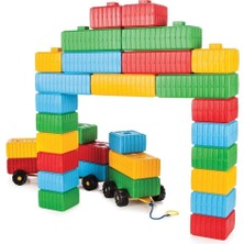 Epilons Mey Ithalat® 03251 Tuğla Blok ve Araba Seti̇ S172117281