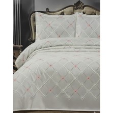 Çeyiz Merkezi Melisa Nakışlı Şönil 3 Parça Pike Takımı – Çift Kişilik ( Kutulu)