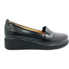 Christina 596, Siyah 36 42 Büyük Numara Ortapedi Anne Ayakkabısı