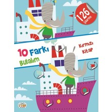0-6 Yaş Yayınları 10 Farkı Bulalım-Kırmızı Kitap