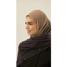 Modakaşmir Aminenesil Degrade Aya Şal Siyah Bej Renk