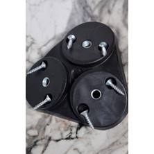 Gold Falez Zigon Sehpa 1 Adet Plastik Bağlantı Aparatı Açılı Vida Dahil