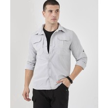 BYK Erkek Tactical Outdoor Çok Cepli Havalandırmalı Likralı Gömlek