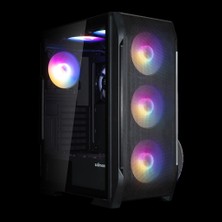 Zalman N7 Plus V2, 700W 80+, Mesh Panel, Tempered Glass, 6X120MM Rgb Fan, Atx Gamıng Kasa