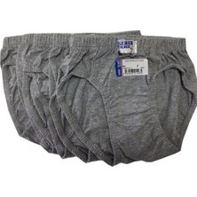 Seher Yıldızı Gri Erkek Çocuk Külot 6'lı Paket %100 Pamuklu Rahat Tasarım