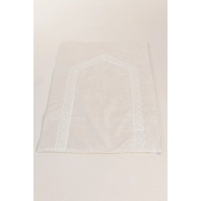 Çeyiz Merkezi Kadife Fistolu Seccade - Krem