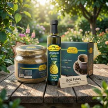 Mutlu Gökduman Form & Günlük Keyif Paketi | Ananaslı Detox Sirkesi + Hindiba Karışımlı Kahve + Bitkisel Çay