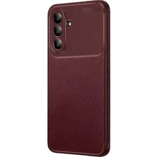 Epilons Mey Ithalat® Galaxy A36 Kılıf Auto Focus Karbon Kapak - Bordo