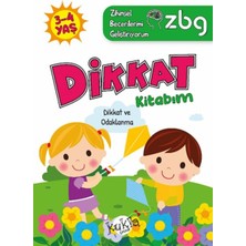 Kukla Yayınları Zbg 3-4 Yaş Dikkat Kitabım