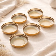 Sarkap Home 6'lı Golden Joy Dondurmalık ve Çerezlik Seti