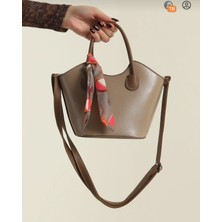 Duru Bags Wallet Fular Detaylı El Çanta