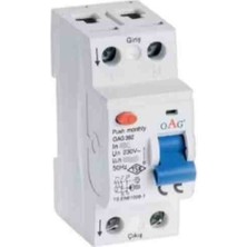 Oag 362 Kaçak Akım Rölesi 2p 32A 30MA 230V (Ts EN61008-1)