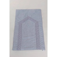 Çeyiz Merkezi Kadife Fistolu Seccade - Gri