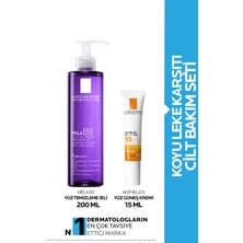 La Roche-Posay Koyu Leke Karşıtı Koruyucu Cilt Bakım Seti: Mela B3 Yüz Temizleyici 200ML & Anthelios Uvmune Fluid 15ML