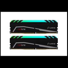 Mushkin Mushkın Redline Lumina, MLA4C320GJJM8GX2, 2X8GB Kit, 3200MHZ, Ddr4, CL16, Rgb, Desktop Gaming Ram (Soğutuculu)