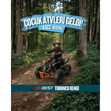 Enbest 49 cc Benzinli Çocuk Atv 4-12 Yaş - Turuncu