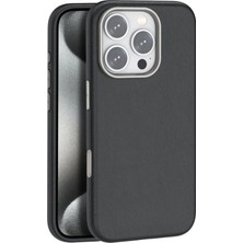 Epilons Mey Ithalat® Iphone 16 Wonder Deri Magsafe Kapak - Siyah