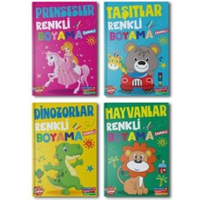 Boyama Zamanı Renkli Boyama 10 Set+1 Set (44 Kitap)