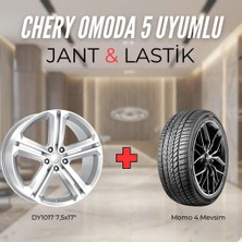 Kormetal Chery Omoda5 Uyumlu MOMO215/60R17 Dört Mevsim Lastiği 4 Adet YILI:2025+DY1017 Sd 17"jant 4 Adet