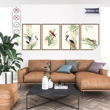 Akıllı Kağıt Statik Tutunma Özellikli Tablo - Poster Hayvan (Model- 20)