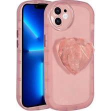 Büşra Ayhan iPhone 12 Uyumlu Kamera Korumalı Pop Soketli Renkli Bsay Ofro Kapak-Pembe