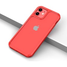 Büşra Ayhan iPhone 12 Mini Uyumlu Bsay Roll Kapak-Kırmızı