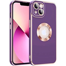 Büşra Ayhan Apple iPhone 14 Kılıf Bsay Kongo Kapak-Koyu Mor