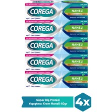 Corega Krem Yapıştırıcı Naneli 40 gr 6 Adet