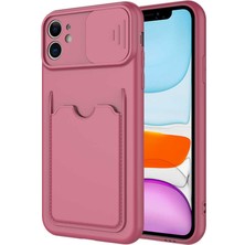 Büşra Ayhan iPhone 11 Uyumlu ​bsay Kartix Kapak-Koyu Mor