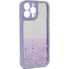 Büşra Ayhan iPhone 13 Pro Max Uyumlu Bsay Fensi Kapak-Lila