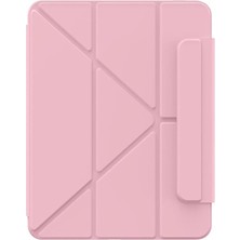 Baseus Minimalist iPad Air 13' Manyetik Tablet Kılıfı - Pembe