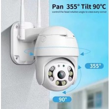 SmartVision Wi-Fi Ptz Yapay Zeka 3mp Dış Cephe Kablosuz Güvenlik Kamerası