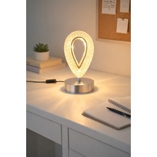 Arel Modern Masa Lambası Enerji Tasarruflu Dekoratif LED Abajur(Gün Işığı)Yatak Odası Çalışma Odası