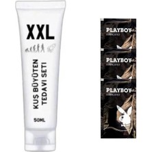 Tuba Toptaş Xxl Size Kuş Erkekler Için Şekillendirici Bakım Kremi 50ML 1 Ad + 3 Jelle