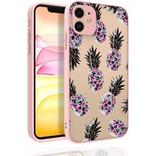 Büşra Ayhan iPhone 11 Uyumlu Desenli Kamera Korumalı Parlak Bsay Nora Kapak-No1
